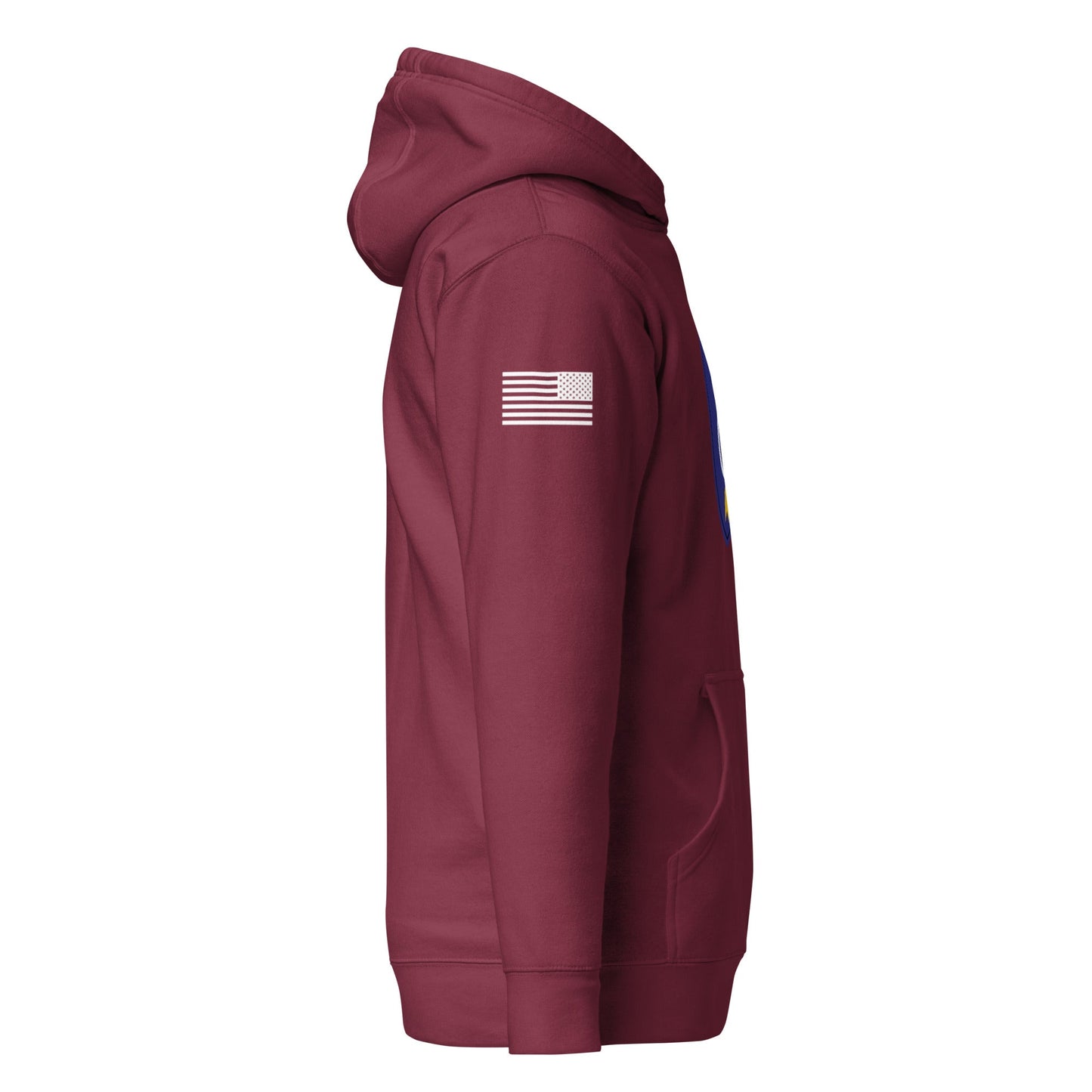 8th Infantry Division Insignia ("Pathfinder") | Premium Cotton Hoodie Cotton Hoodie Gun Beaver