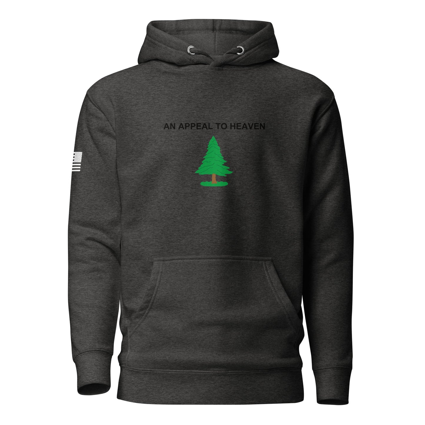 "An Appeal to Heaven" | Premium Cotton Hoodie Cotton Hoodie Gun Beaver Charcoal Heather S