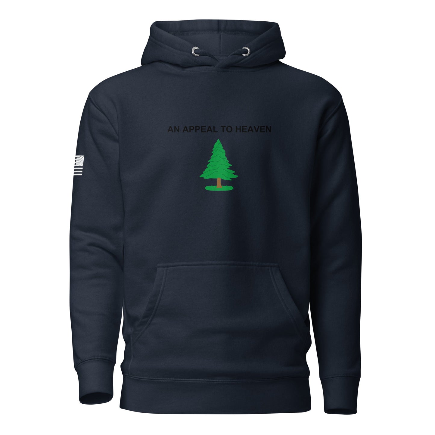 "An Appeal to Heaven" | Premium Cotton Hoodie Cotton Hoodie Gun Beaver Navy Blazer S