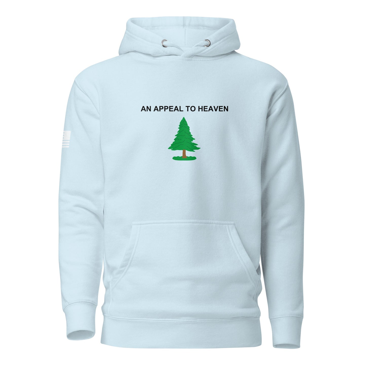 "An Appeal to Heaven" | Premium Cotton Hoodie Cotton Hoodie Gun Beaver Sky Blue S