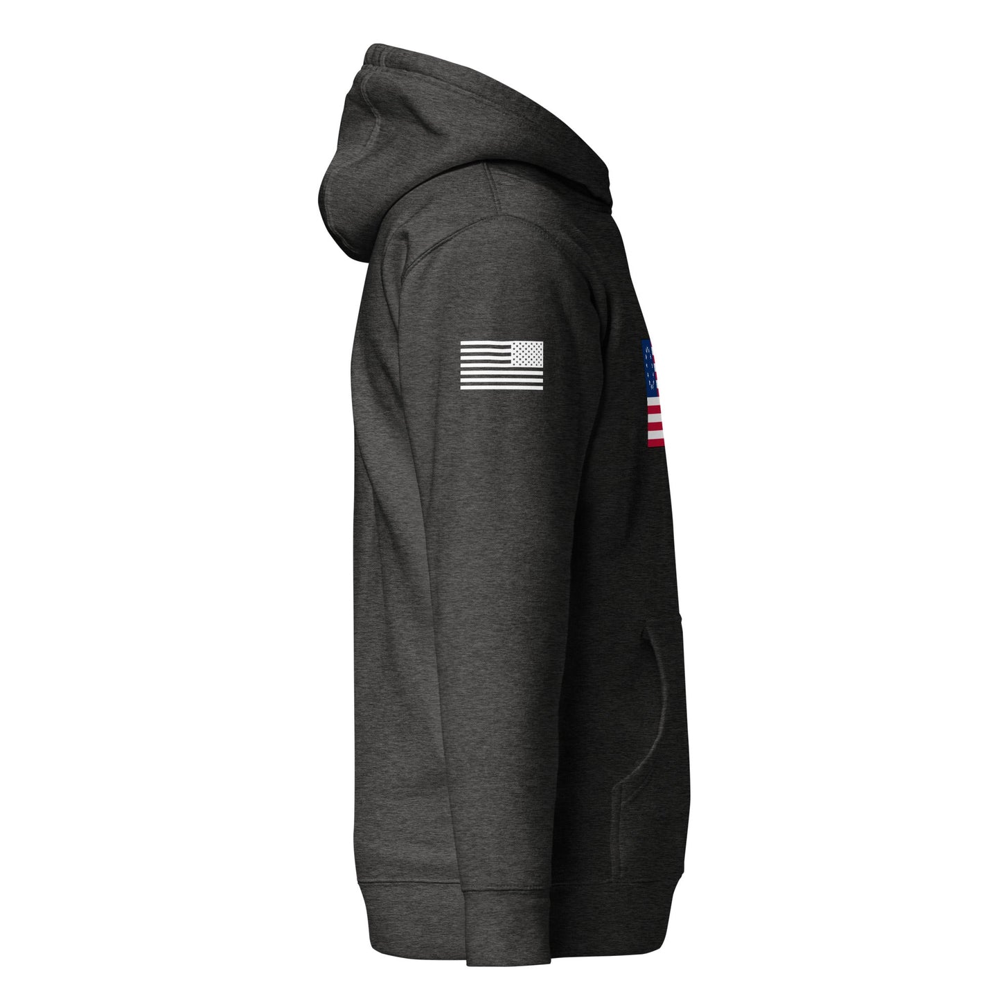 Betsy Ross Flag | Premium Cotton Hoodie Cotton Hoodie Gun Beaver