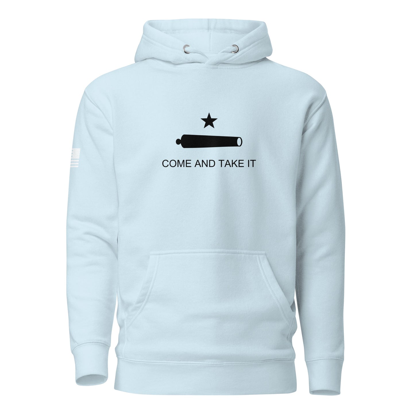 "Come and Take It" | Premium Cotton Hoodie Cotton Hoodie Gun Beaver Sky Blue S