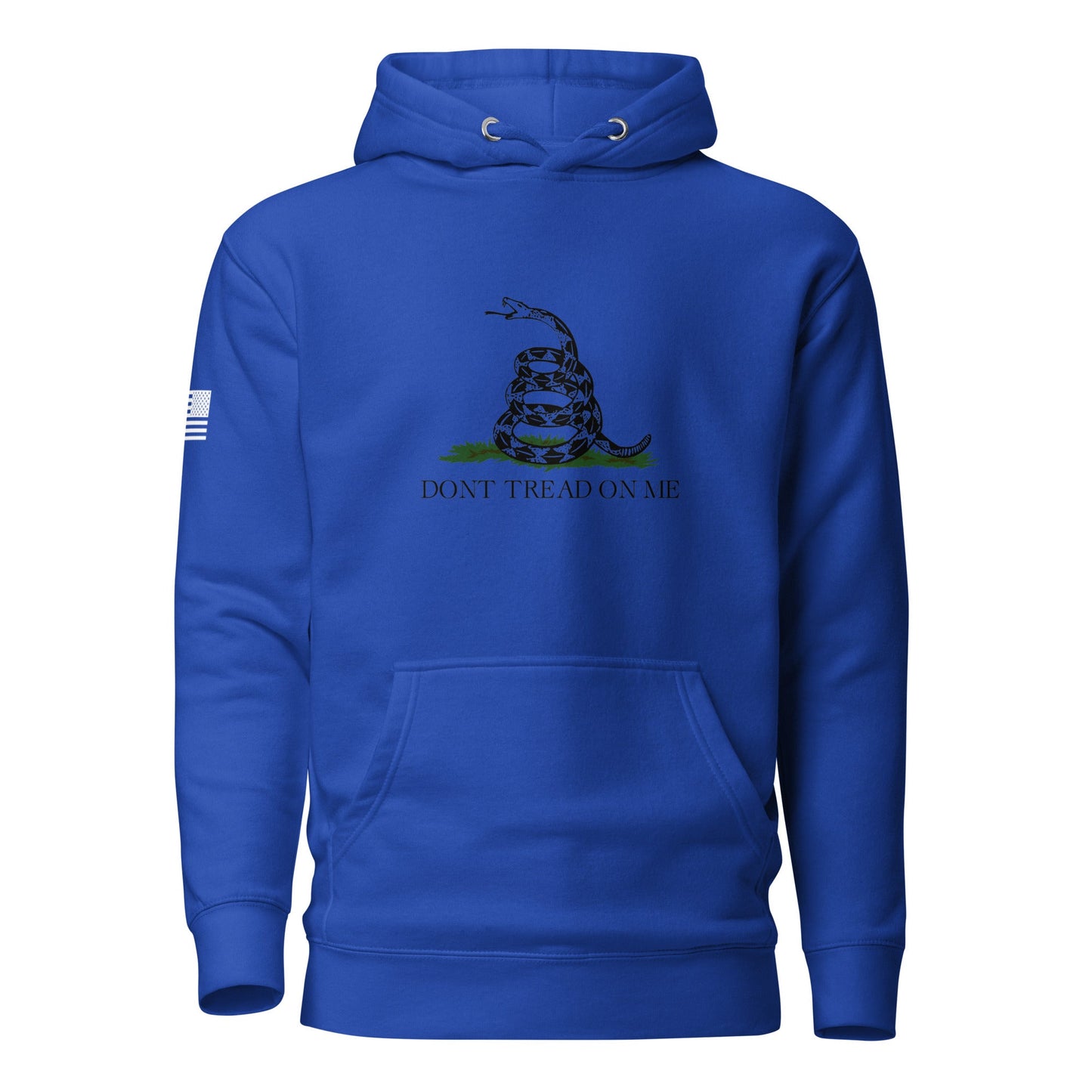 "Don't Tread On Me" | Premium Cotton Hoodie Cotton Hoodie Gun Beaver Team Royal S