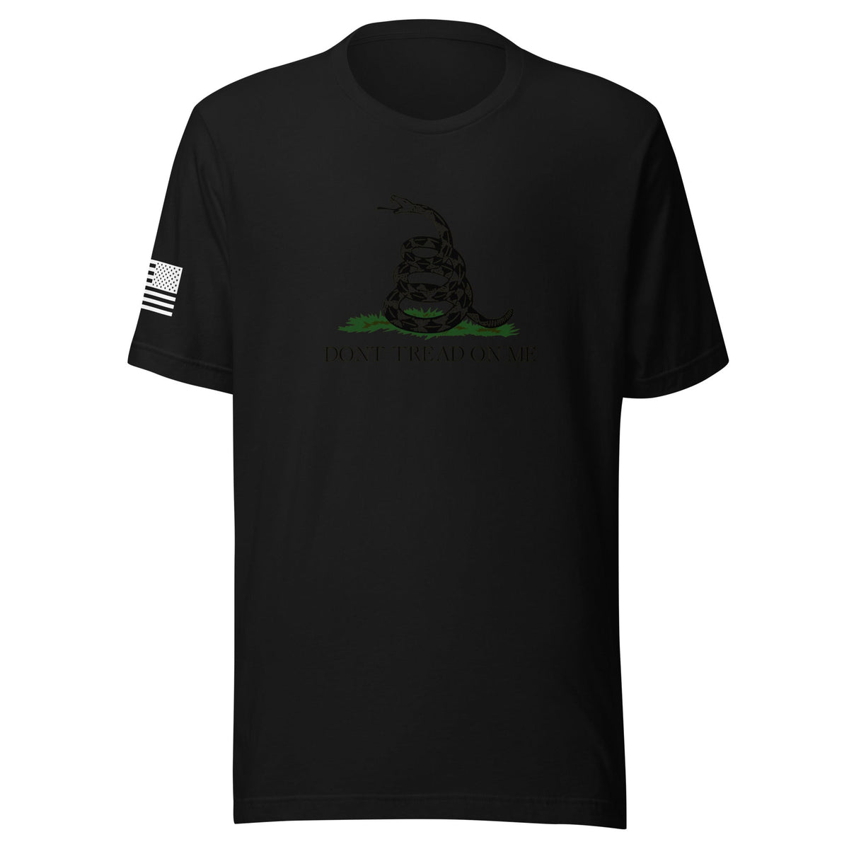 "Don't Tread On Me" | Short Sleeve Jersey T-Shirt | Bella + Canvas T-Shirt Gun Beaver Black S