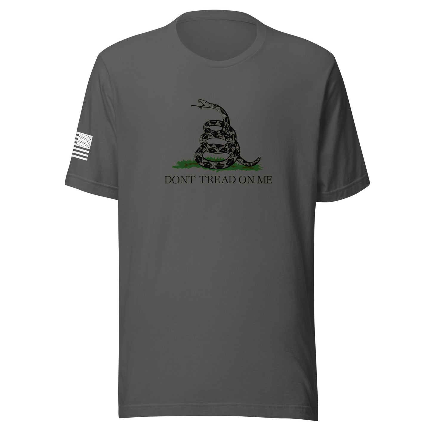 "Don't Tread On Me" | Short Sleeve Jersey T-Shirt | Bella + Canvas T-Shirt Gun Beaver Asphalt S