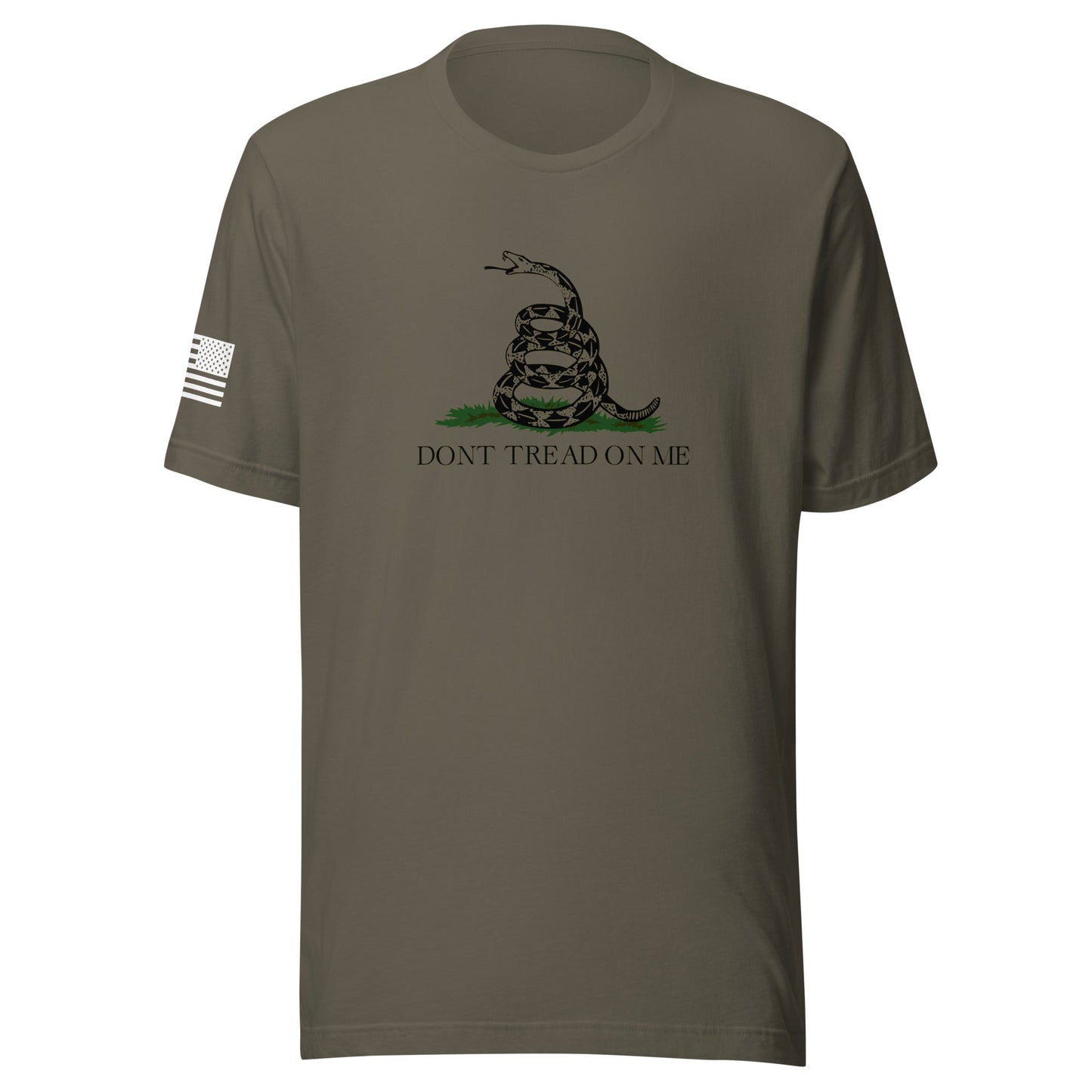 "Don't Tread On Me" | Short Sleeve Jersey T-Shirt | Bella + Canvas T-Shirt Gun Beaver Army S