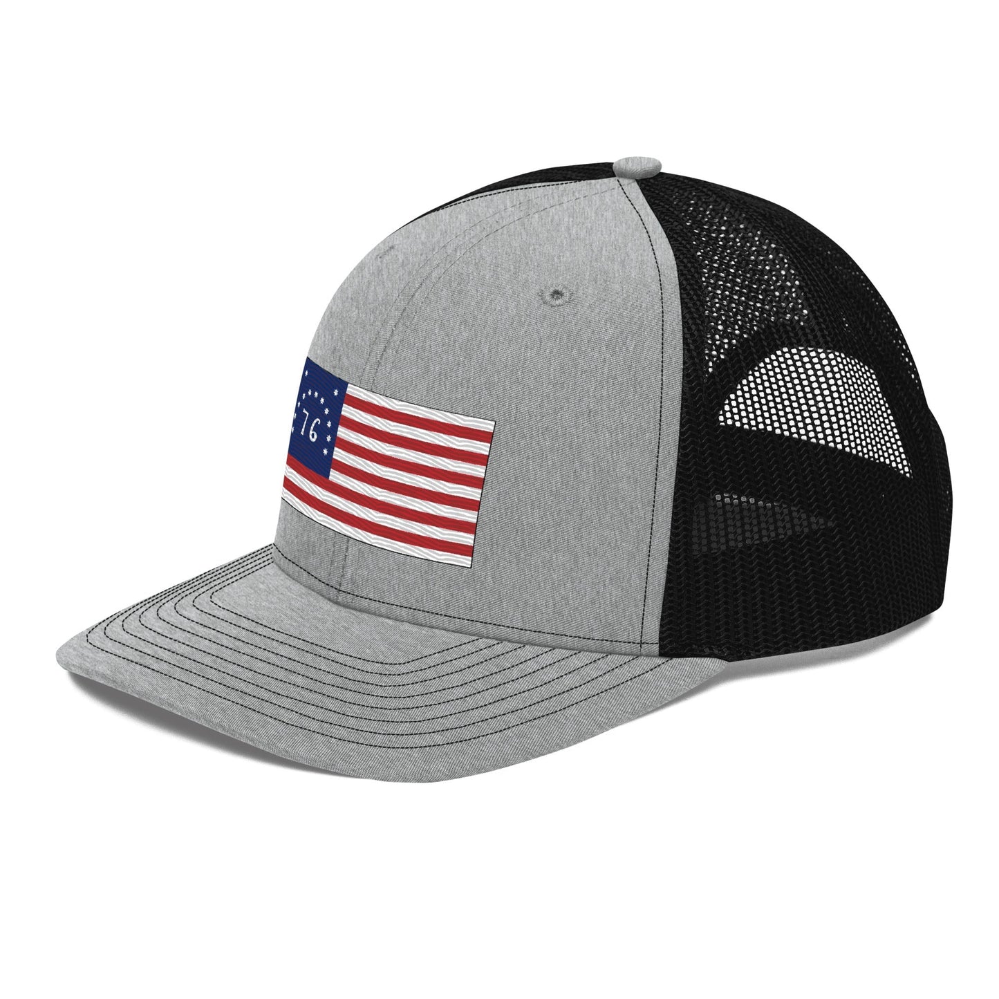 Embroidered Bennington Flag | Snapback Trucker Cap | Richardson 112 Richardson 112 Gun Beaver