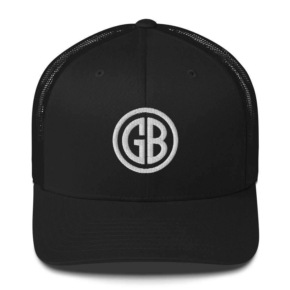 Embroidered Gun Beaver Logo | Retro Trucker Cap Retro Trucker Cap Gun Beaver Black