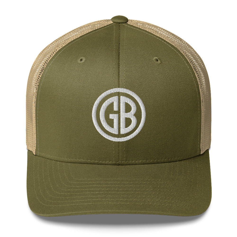 Embroidered Gun Beaver Logo | Retro Trucker Cap Retro Trucker Cap Gun Beaver Moss/ Khaki