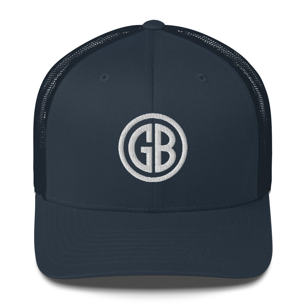 Embroidered Gun Beaver Logo | Retro Trucker Cap Retro Trucker Cap Gun Beaver Navy