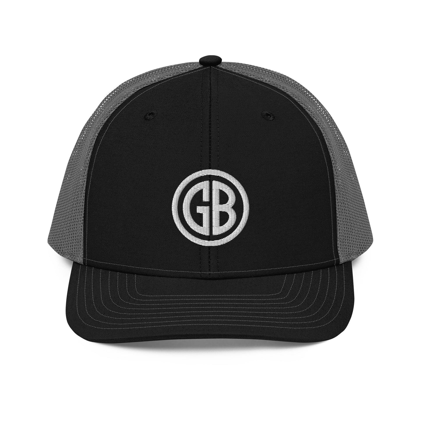 Embroidered Gun Beaver Logo | Snapback Trucker Cap | Richardson 112 Richardson 112 Gun Beaver Black / Charcoal