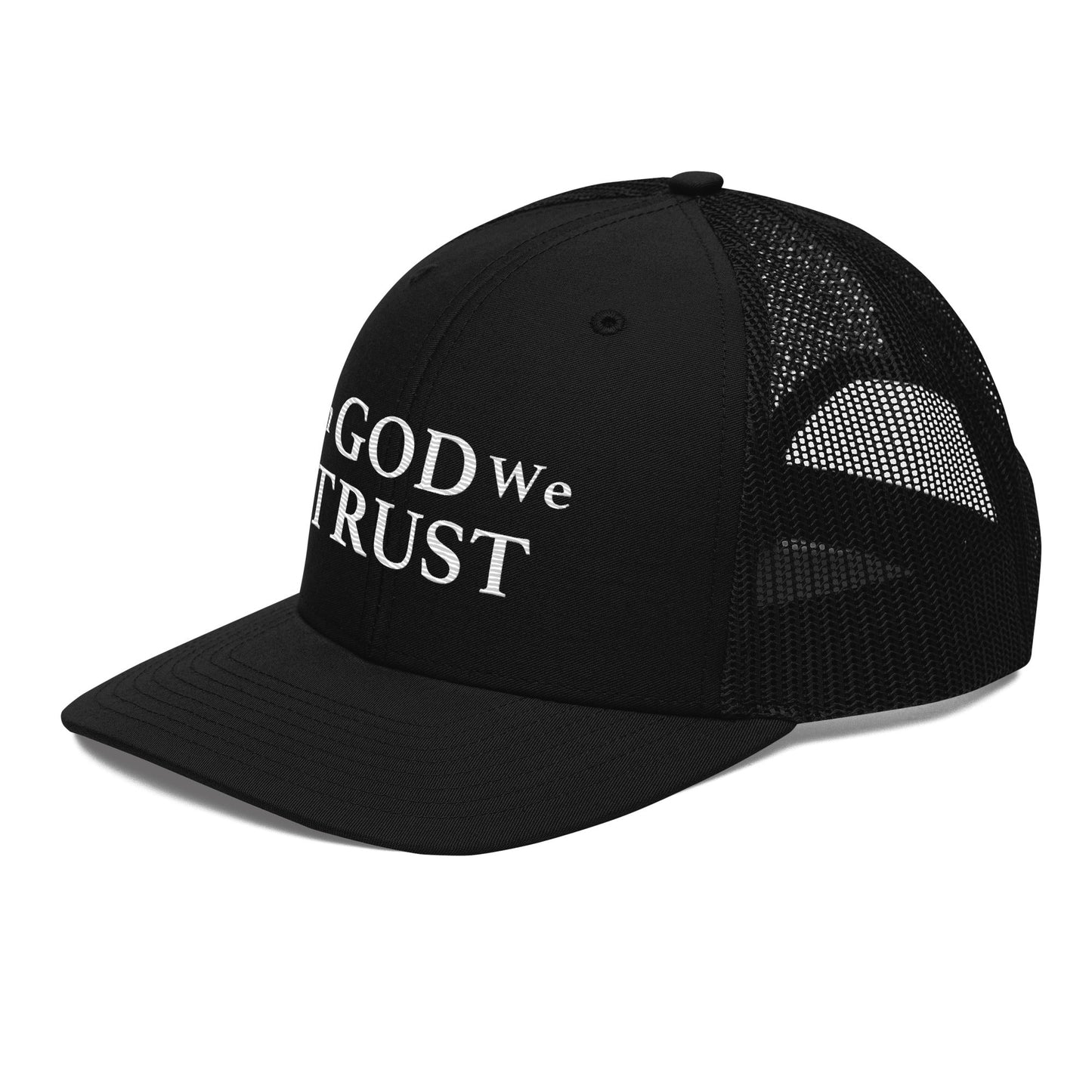 Embroidered "In God We Trust" | Snapback Trucker Cap | Richardson 112 Richardson 112 Gun Beaver