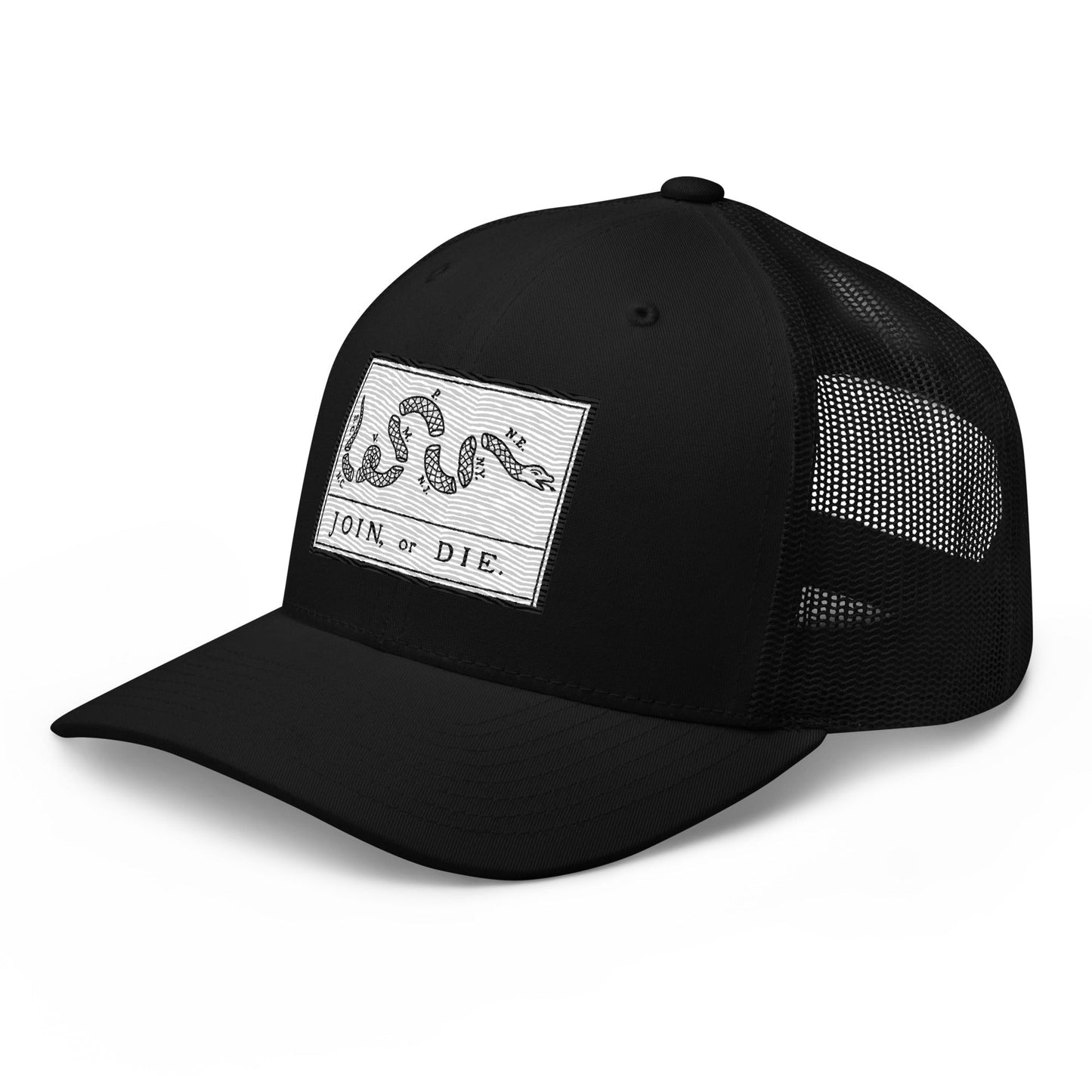 Embroidered “Join or Die" Flag | Retro Trucker Cap Retro Trucker Cap Gun Beaver