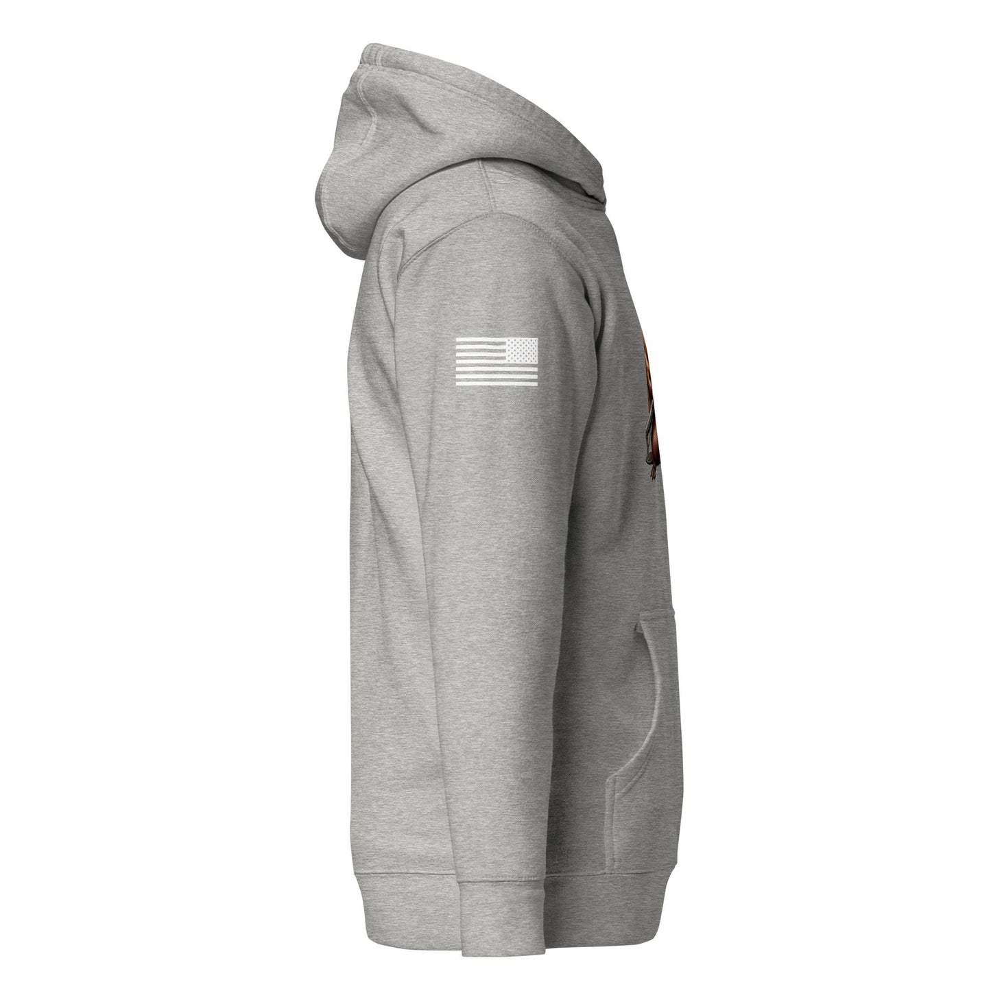 Gun Beaver Clutching Rifle | Premium Cotton Hoodie Cotton Hoodie Gun Beaver