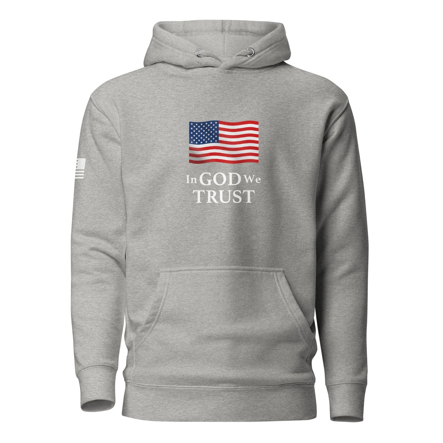 "In God We Trust" | Premium Cotton Hoodie Cotton Hoodie Gun Beaver Carbon Grey S