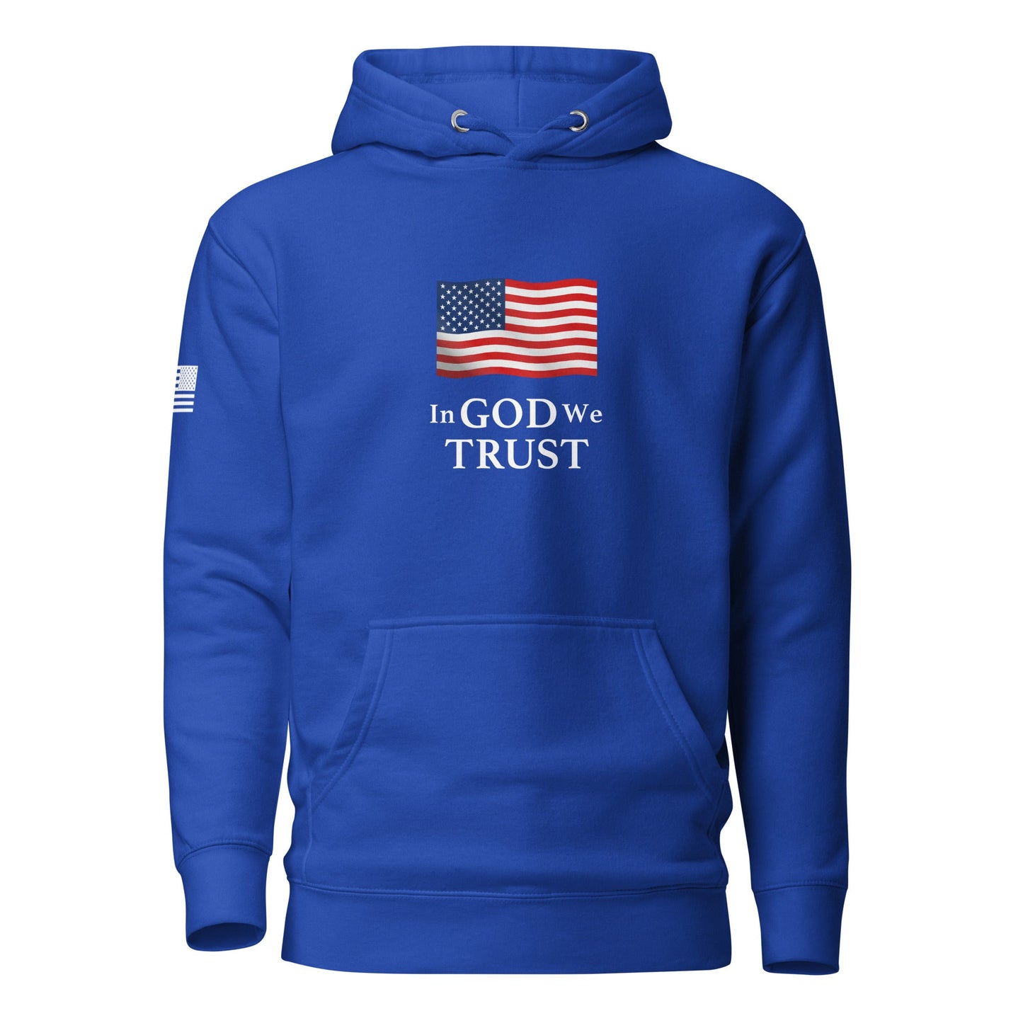 "In God We Trust" | Premium Cotton Hoodie Cotton Hoodie Gun Beaver Team Royal S