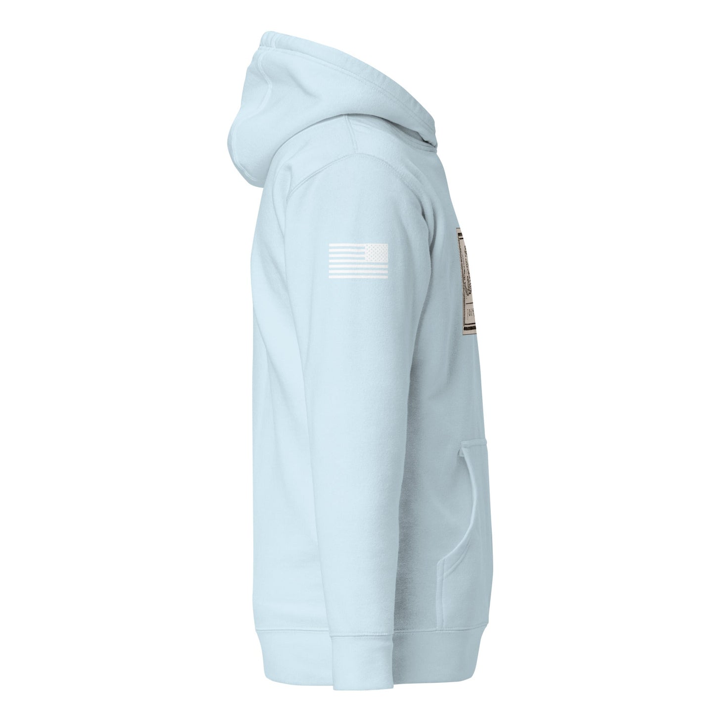 "Join or Die" Flag | Premium Cotton Hoodie Cotton Hoodie Gun Beaver
