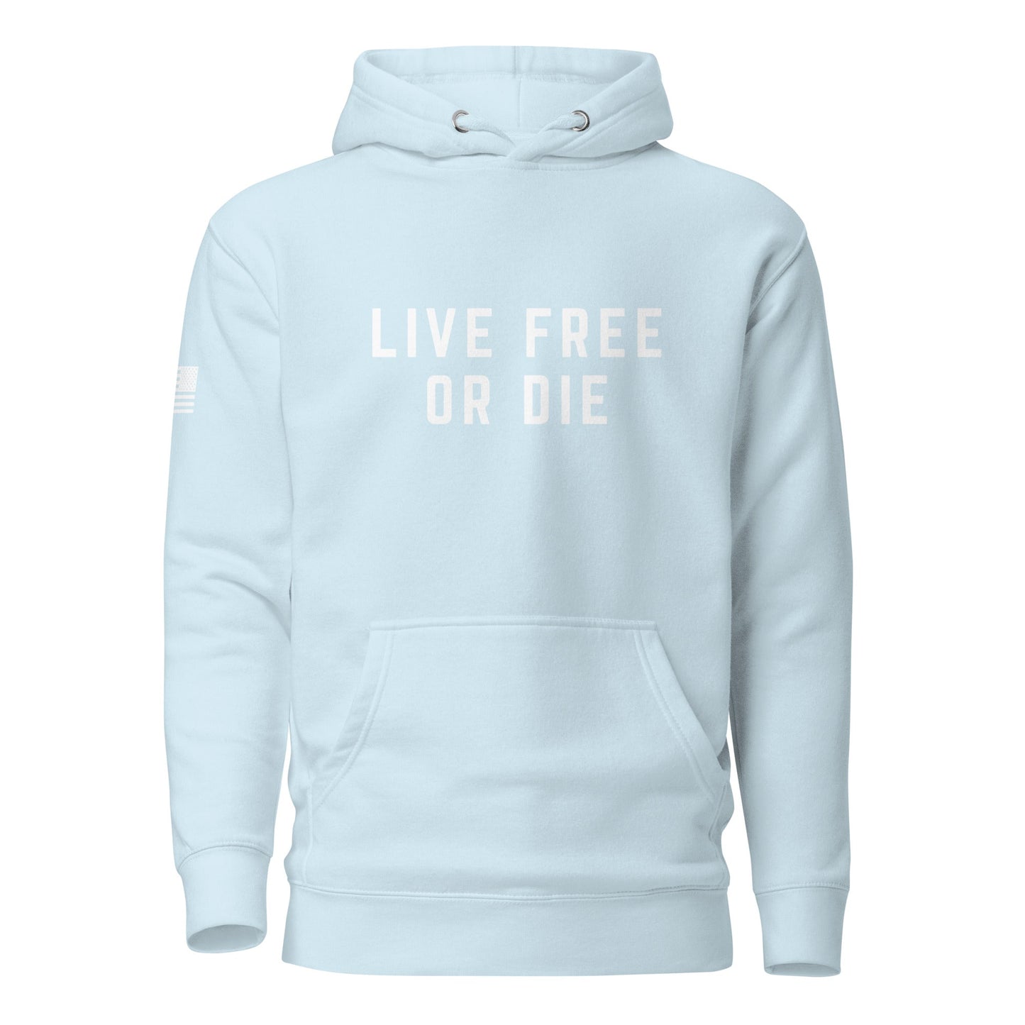 "LIVE FREE OR DIE" | Premium Cotton Hoodie Cotton Hoodie Gun Beaver
