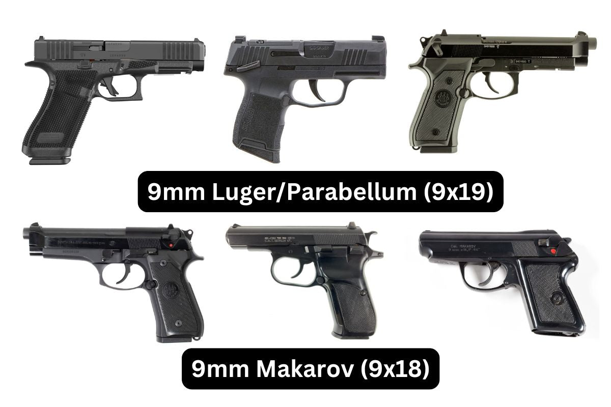 9mm Confusion? Unraveling the Differences Between 9mm Luger/Parabellum (9x19) and 9mm Makarov (9x18)