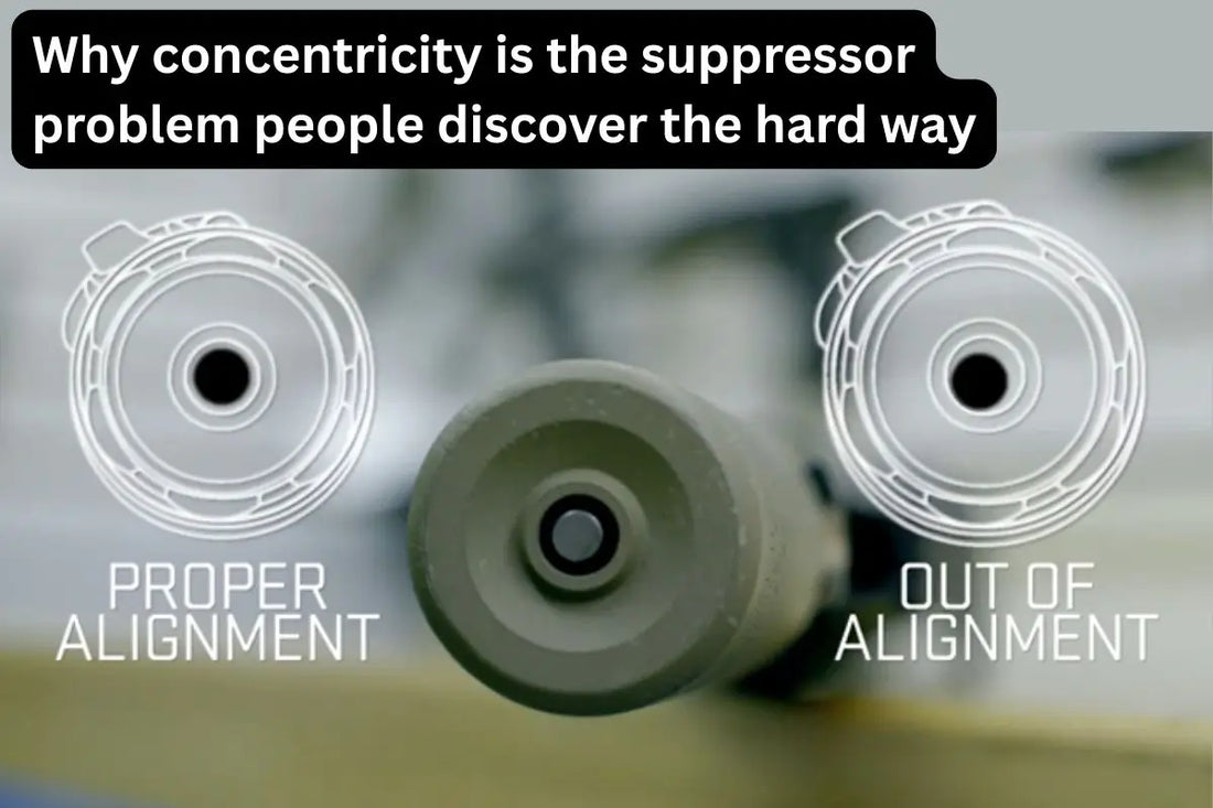 Gun Beaver - Concentricity or Catastrophe: The Barrel–Suppressor Alignment Problem That Steals Accuracy and Causes Baffle Strikes
