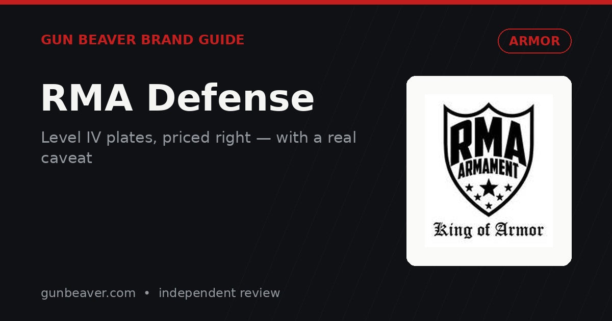Is RMA Defense Body Armor Worth It? Prices, the NIJ Safety Notice, and What's Actually in the Catalog Today