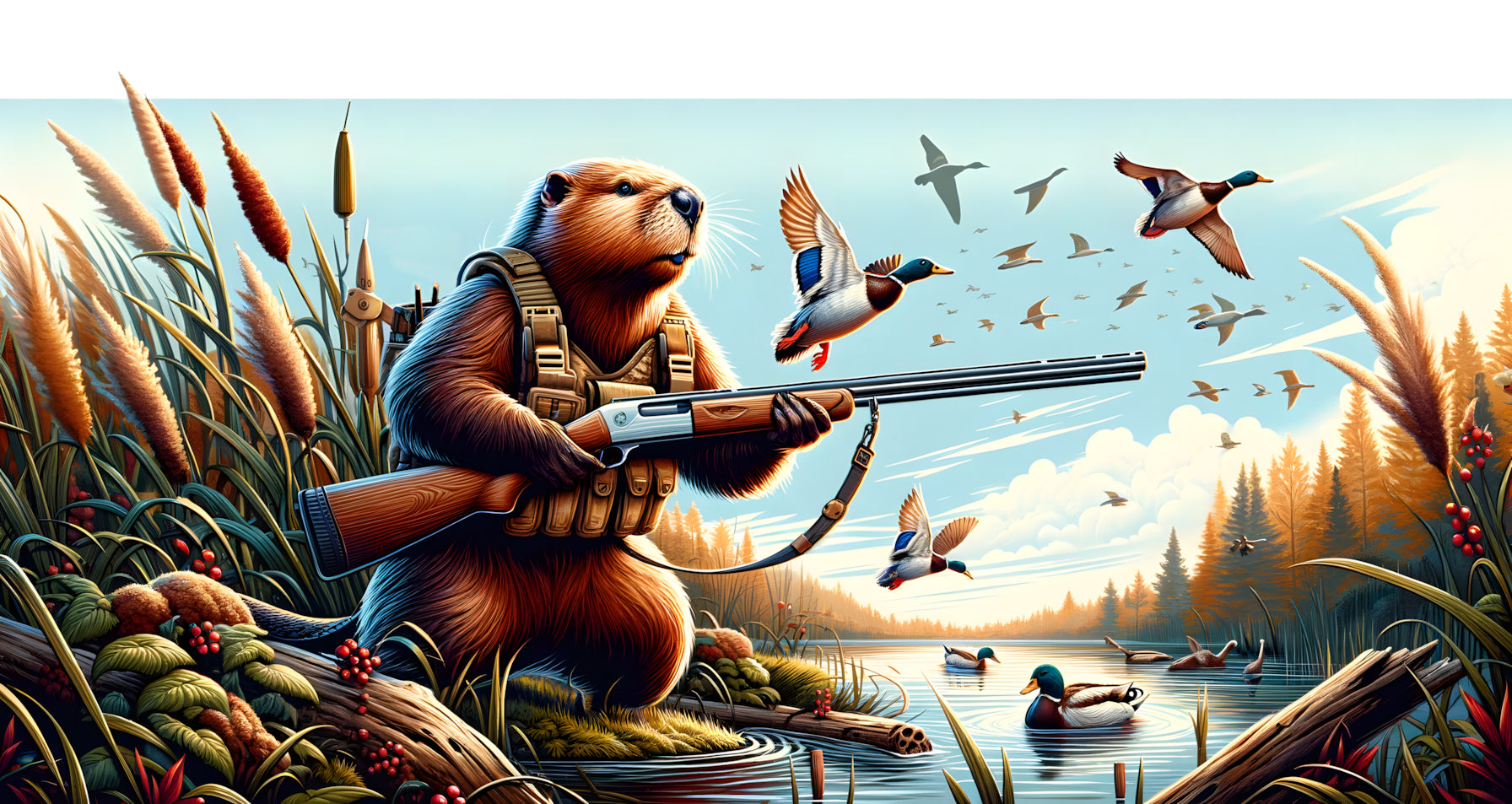 Gun Beaver- Gun Beaver Duck Hunting 