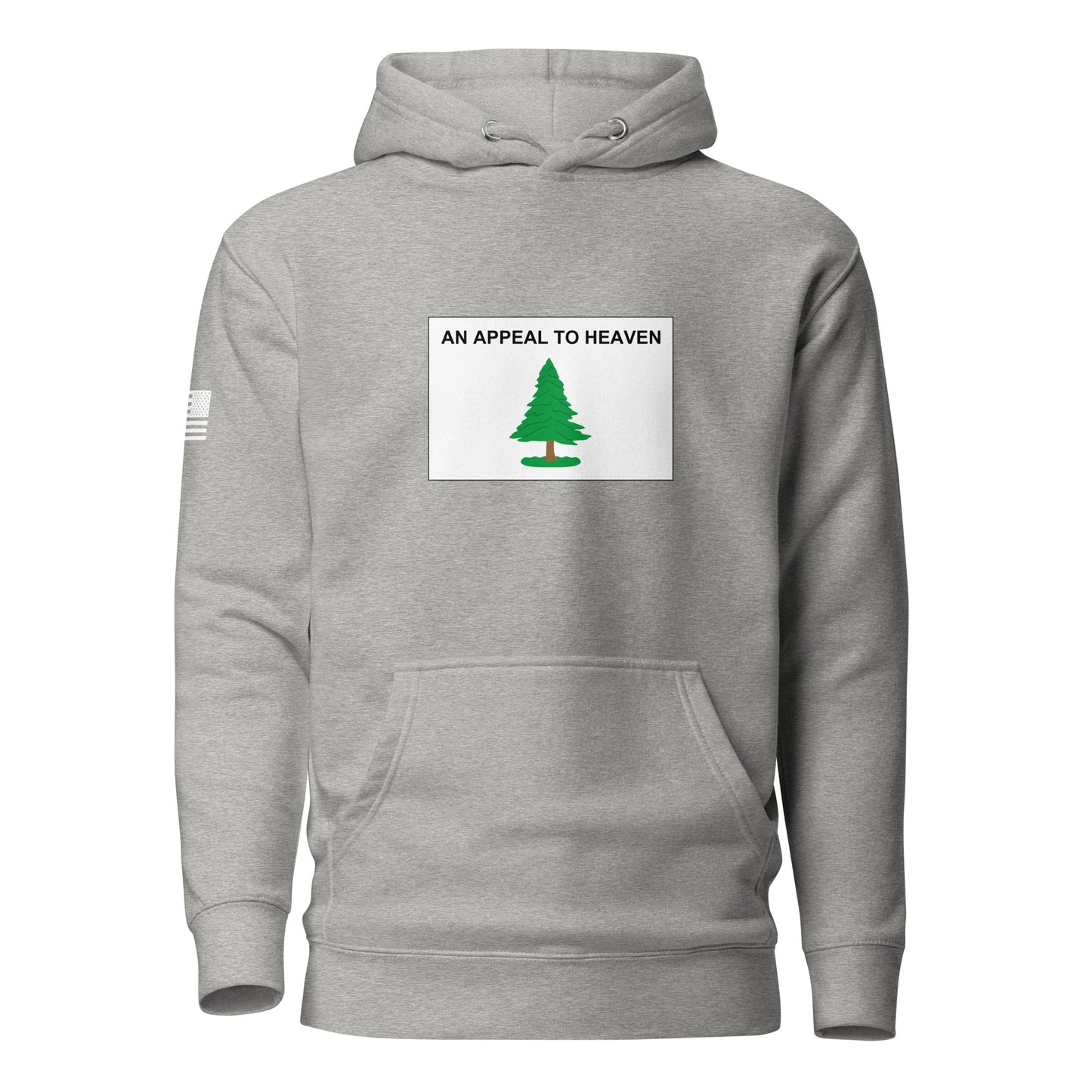 "An Appeal to Heaven" Flag | Premium Cotton Hoodie Cotton Hoodie Gun Beaver Carbon Grey S