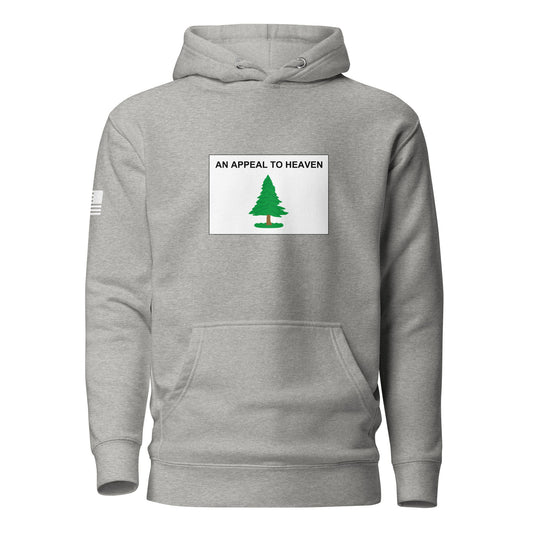 "An Appeal to Heaven" Flag | Premium Cotton Hoodie Cotton Hoodie Gun Beaver Carbon Grey S