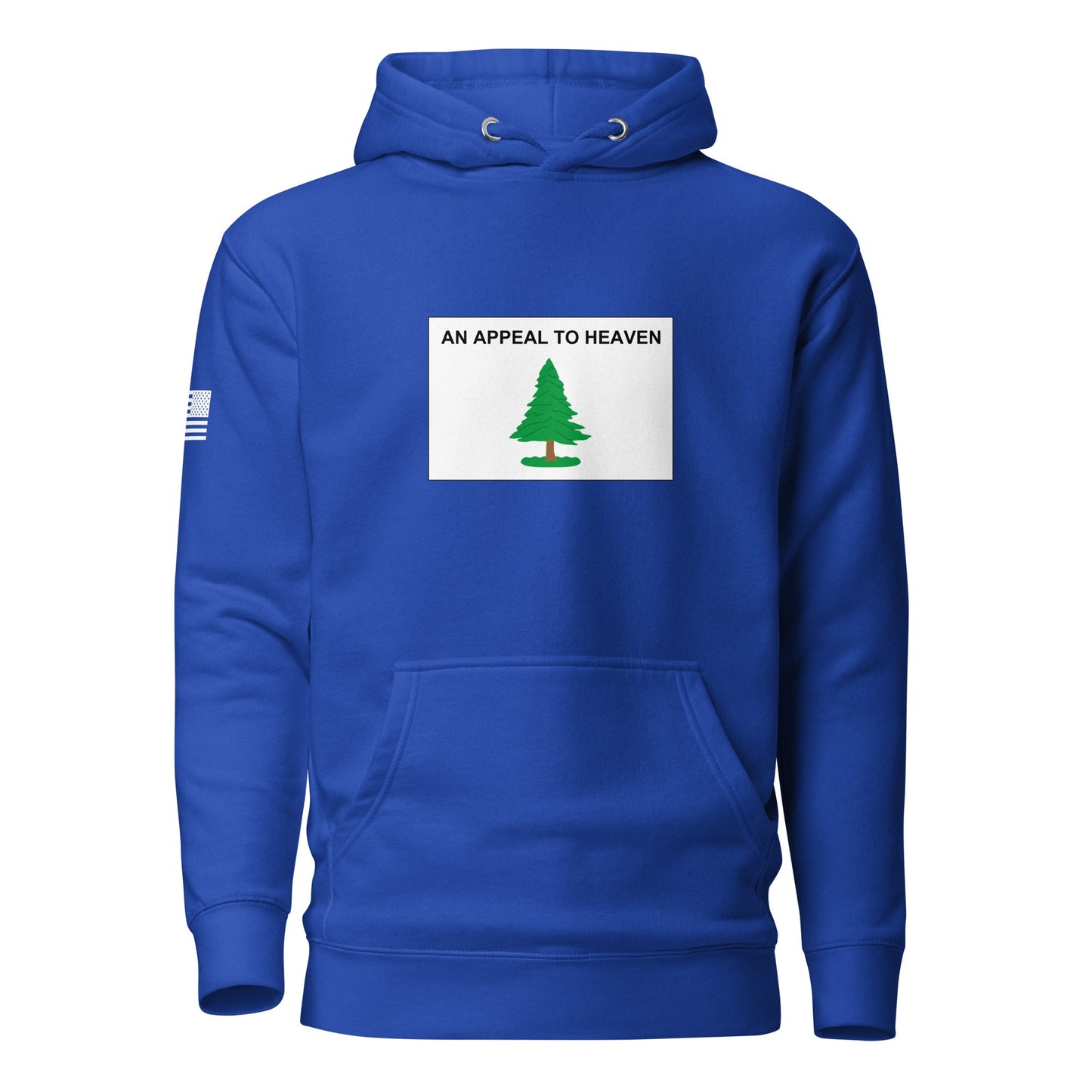 "An Appeal to Heaven" Flag | Premium Cotton Hoodie Cotton Hoodie Gun Beaver Team Royal S