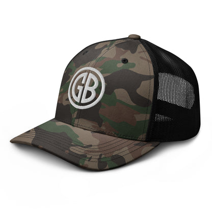 Embroidered  Gun Beaver Logo | Camouflage Trucker Cap Camouflage Trucker Cap Gun Beaver   