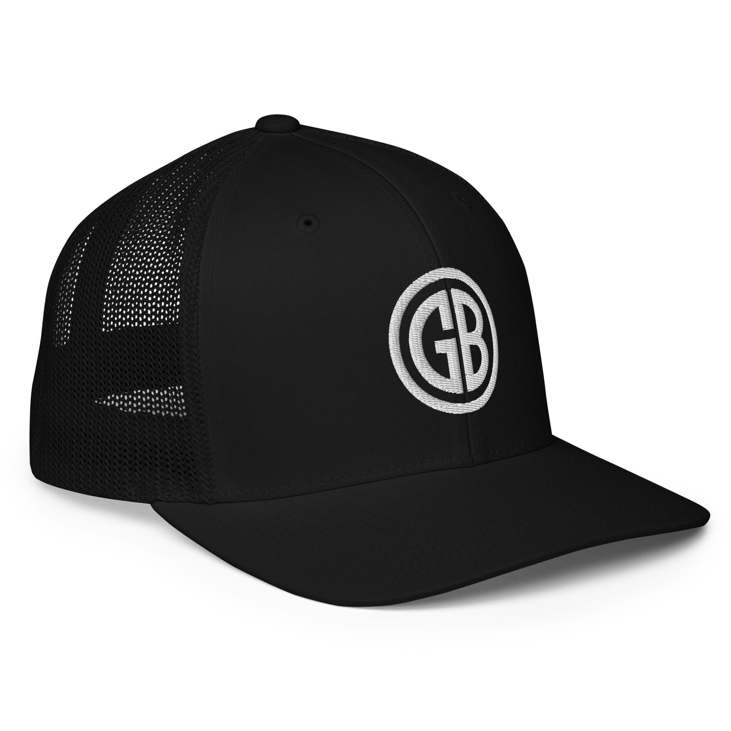 Embroidered Gun Beaver Logo | Closed-Back Trucker Cap | Flexfit 6511 Flexfit 6511 Gun Beaver   