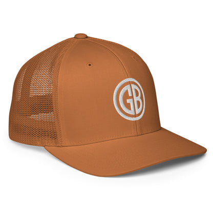 Embroidered Gun Beaver Logo | Closed-Back Trucker Cap | Flexfit 6511 Flexfit 6511 Gun Beaver   