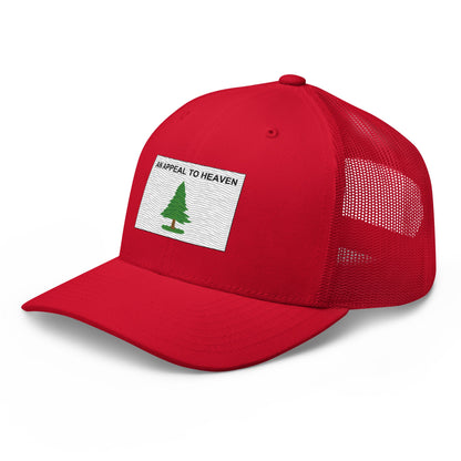 Embroidered "An Appeal to Heaven" Flag | Retro Trucker Cap Retro Trucker Cap Gun Beaver   