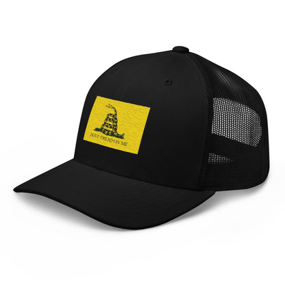 Embroidered "Don't Tread on Me" Gadsden Flag | Retro Trucker Cap Retro Trucker Cap Gun Beaver   