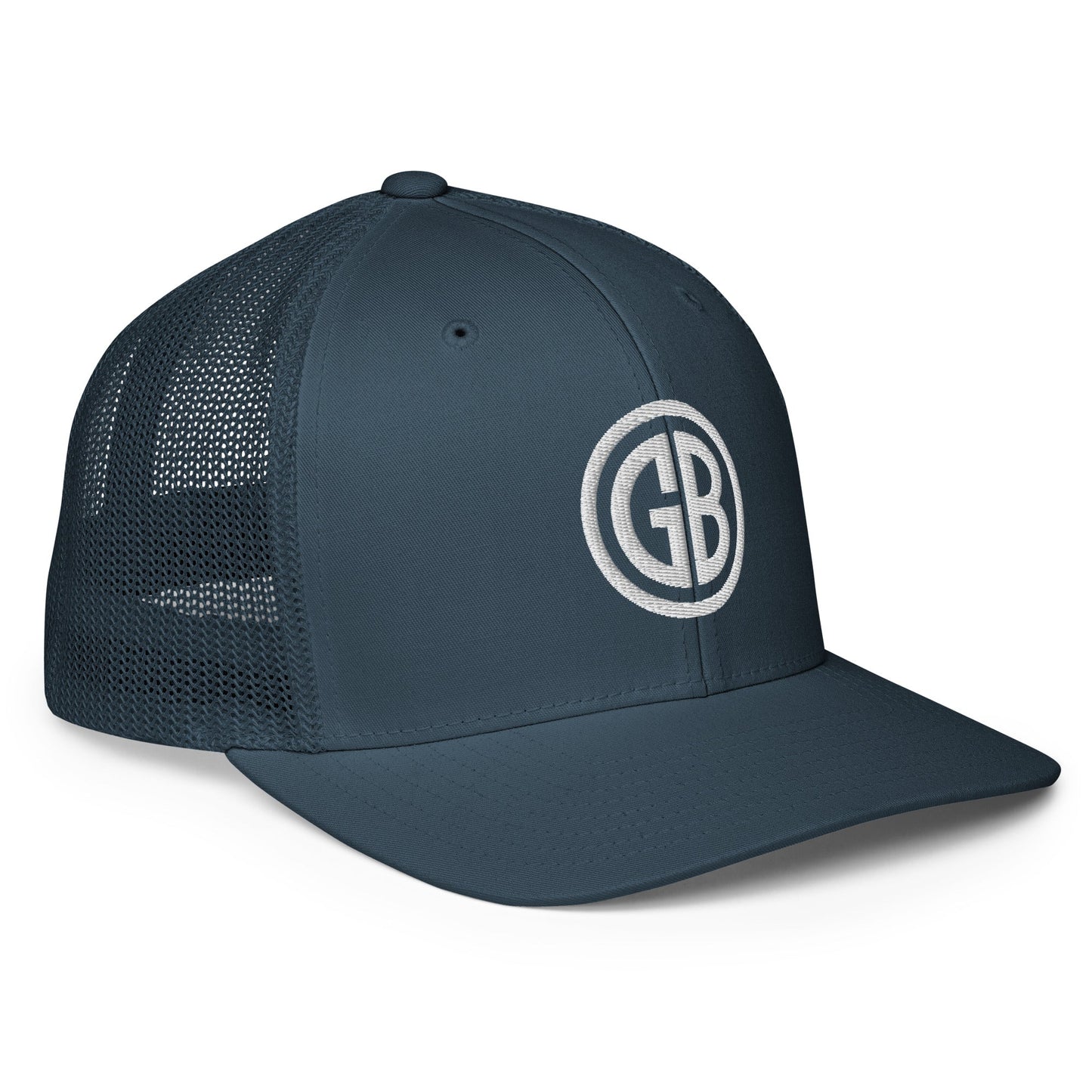 Embroidered Gun Beaver Logo | Closed-Back Trucker Cap | Flexfit 6511 Flexfit 6511 Gun Beaver   