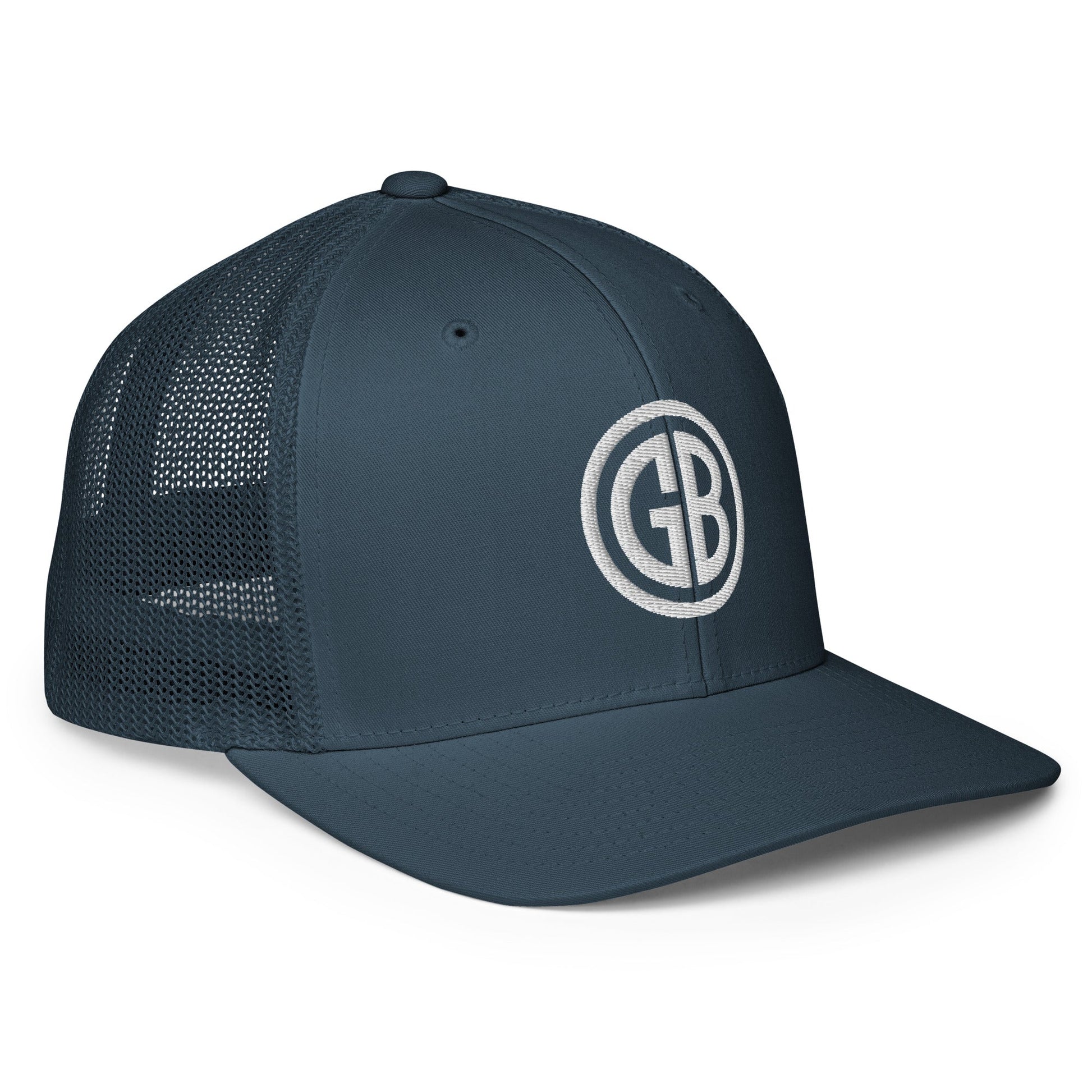 Embroidered Gun Beaver Logo | Closed-Back Trucker Cap | Flexfit 6511 Flexfit 6511 Gun Beaver   