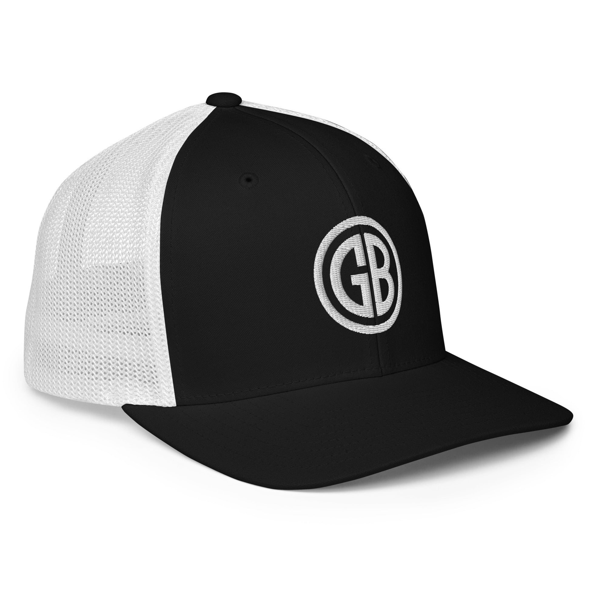 Embroidered Gun Beaver Logo | Closed-Back Trucker Cap | Flexfit 6511 Flexfit 6511 Gun Beaver   