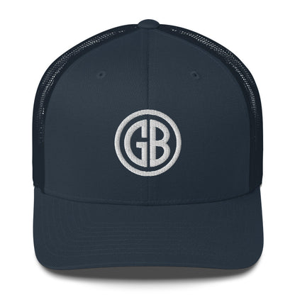 Embroidered Gun Beaver Logo | Retro Trucker Cap Retro Trucker Cap Gun Beaver Navy  