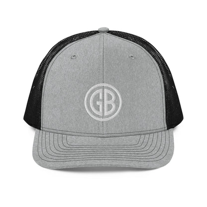 Embroidered Gun Beaver Logo | Snapback Trucker Cap | Richardson 112 Richardson 112 Gun Beaver Heather Grey / Black  