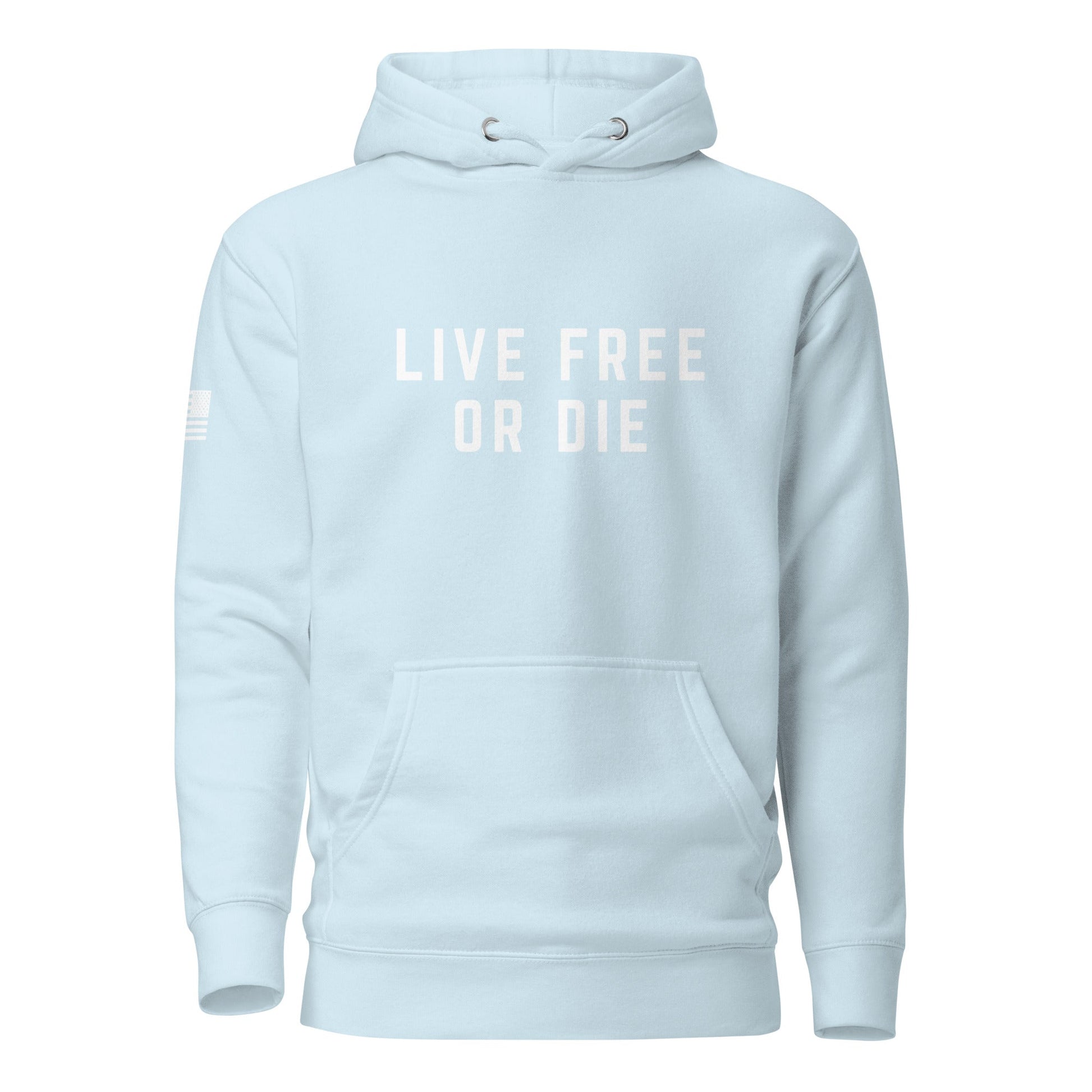 "LIVE FREE OR DIE" | Premium Cotton Hoodie Cotton Hoodie Gun Beaver