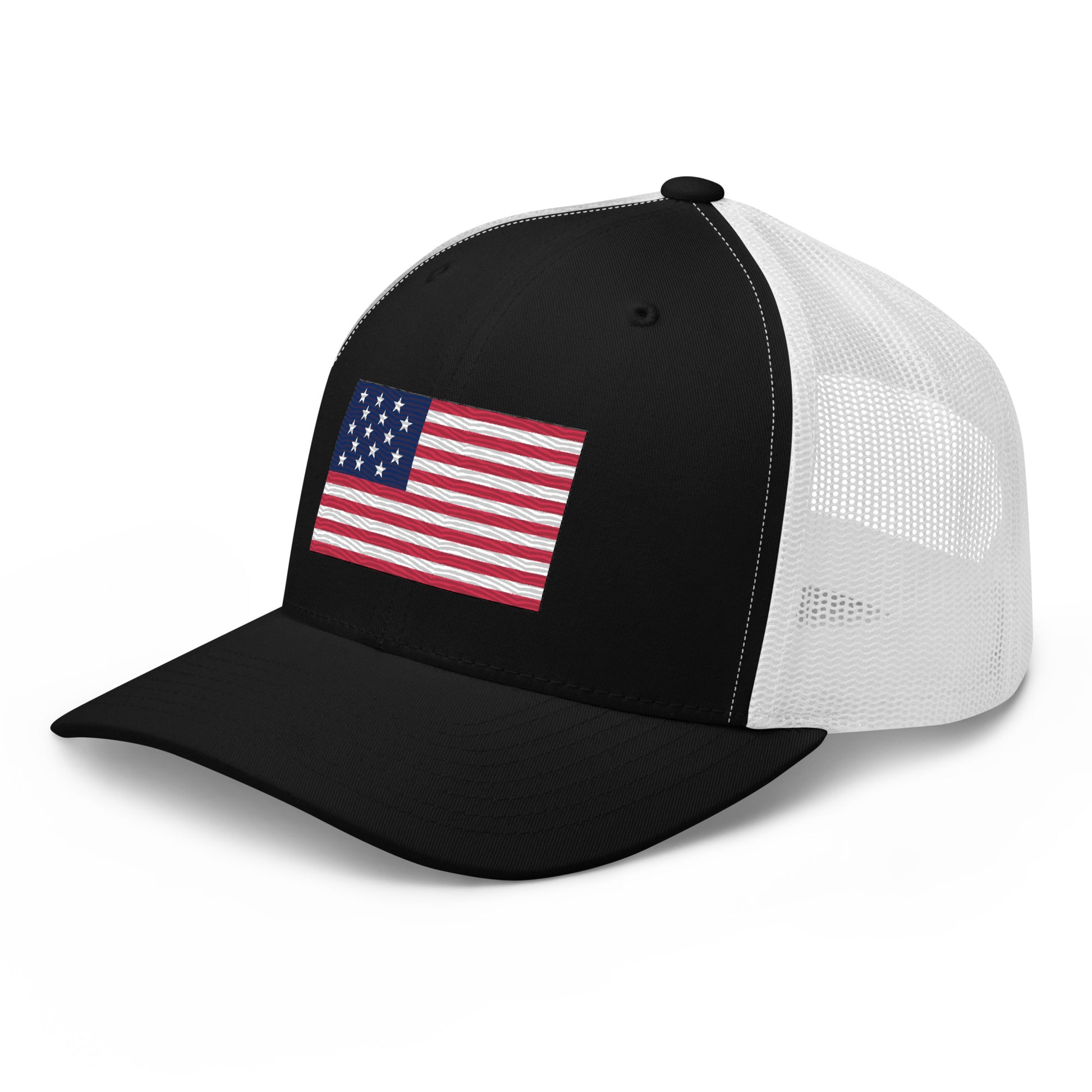 Embroidered 1812 Flag ("The Star-Spangled Banner") | Retro Trucker Cap Retro Trucker Cap Gun Beaver   