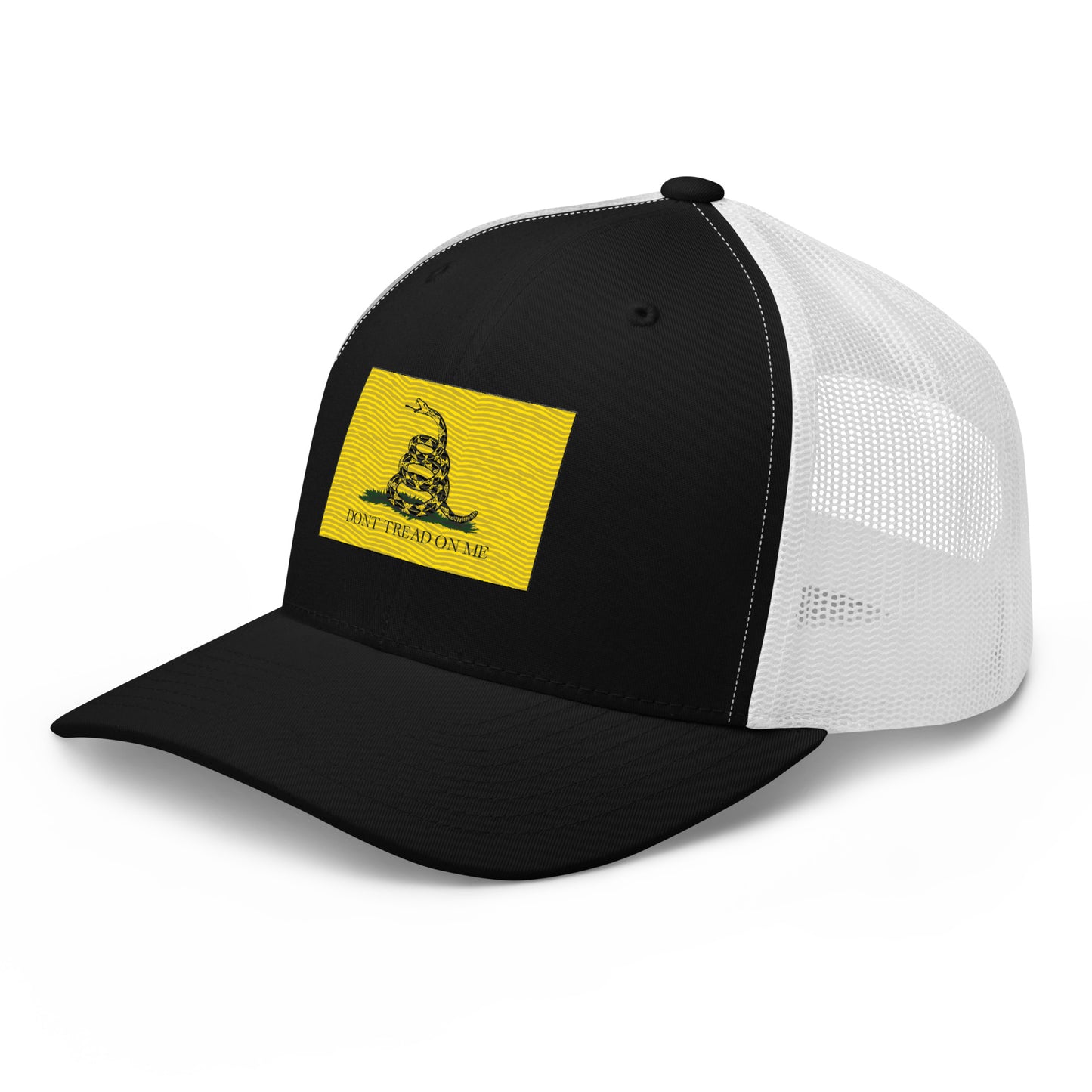 Embroidered "Don't Tread on Me" Gadsden Flag | Retro Trucker Cap Retro Trucker Cap Gun Beaver   