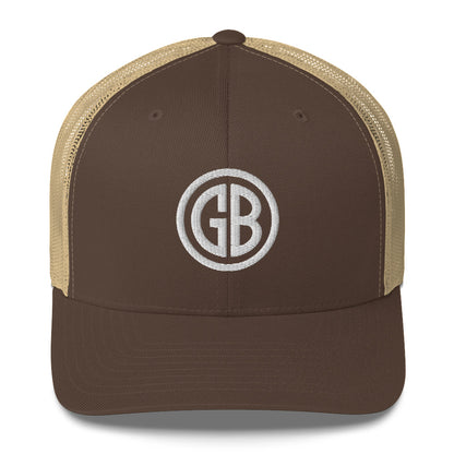 Embroidered Gun Beaver Logo | Retro Trucker Cap Retro Trucker Cap Gun Beaver Brown/ Khaki  