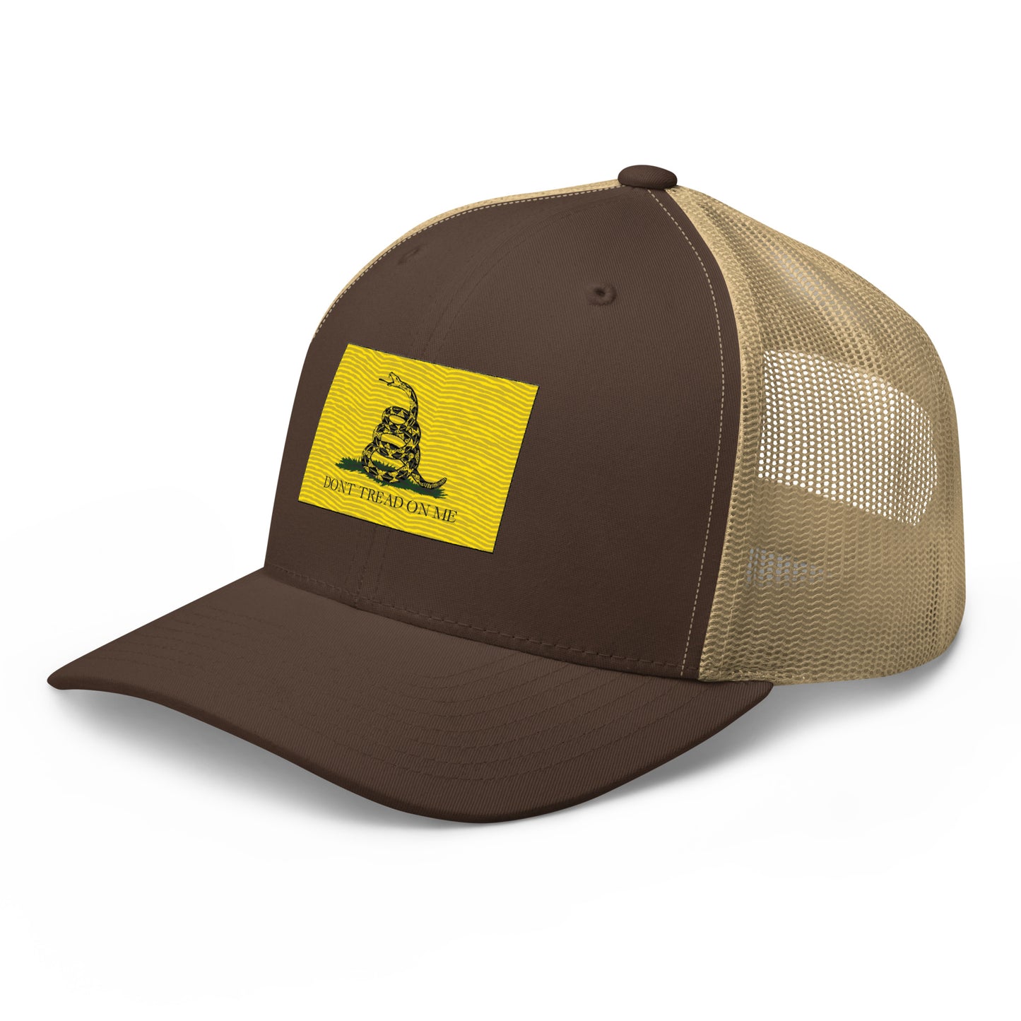 Embroidered "Don't Tread on Me" Gadsden Flag | Retro Trucker Cap Retro Trucker Cap Gun Beaver   