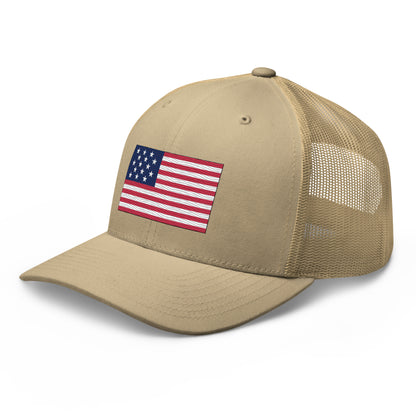 Embroidered 1812 Flag ("The Star-Spangled Banner") | Retro Trucker Cap Retro Trucker Cap Gun Beaver   