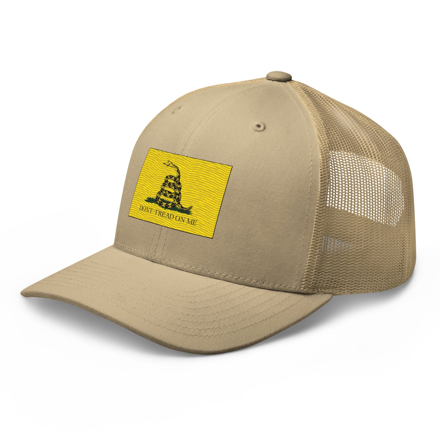 Embroidered "Don't Tread on Me" Gadsden Flag | Retro Trucker Cap Retro Trucker Cap Gun Beaver   