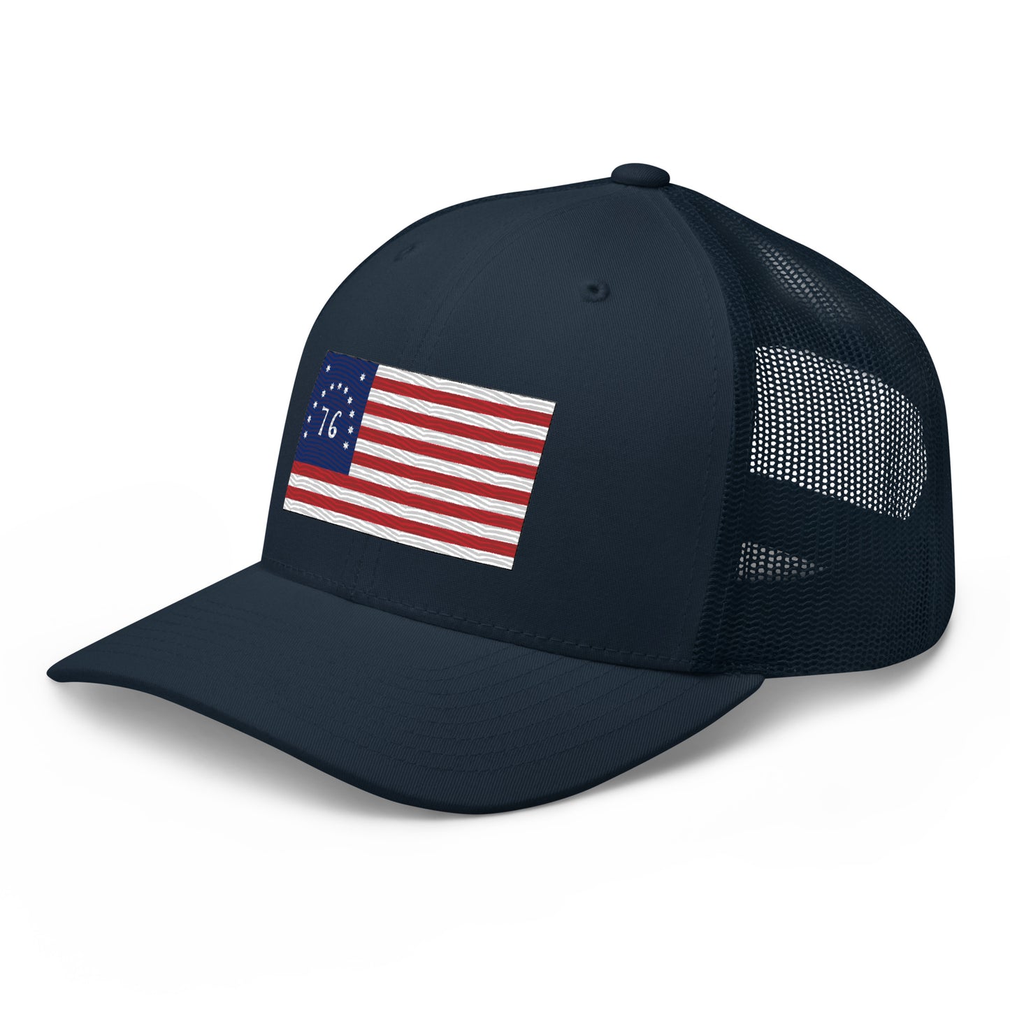 Embroidered Bennington Flag | Retro Trucker Cap Retro Trucker Cap Gun Beaver   