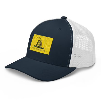 Embroidered "Don't Tread on Me" Gadsden Flag | Retro Trucker Cap Retro Trucker Cap Gun Beaver   