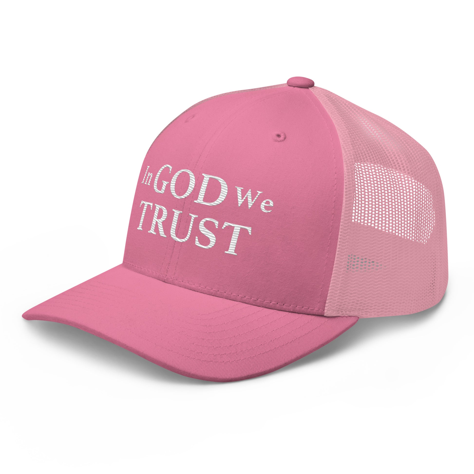 Embroidered "In God We Trust" | Retro Trucker Cap Retro Trucker Cap Gun Beaver   