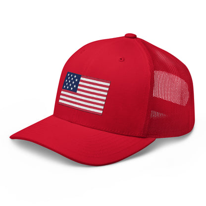 Embroidered 1812 Flag ("The Star-Spangled Banner") | Retro Trucker Cap Retro Trucker Cap Gun Beaver   